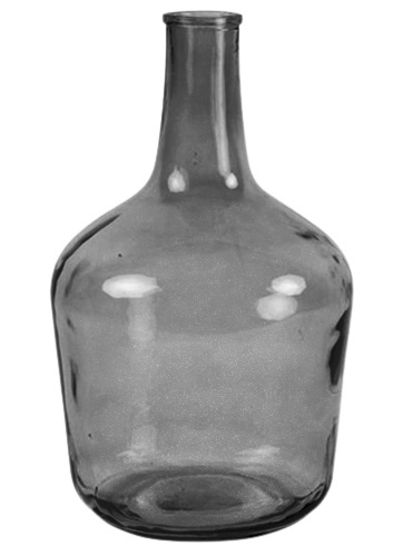 Non-Branded váza Denley 42 x 25 cm sklo tmavošedá