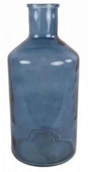 Non-Branded váza Deny 24 x 52 cm sklo zlatá