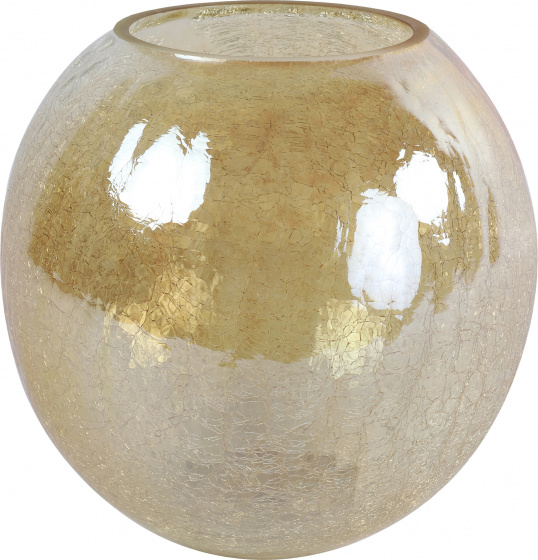 TOM váza Esmée 25 x 24 cm sklenená zlatá