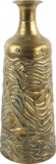 Non-Branded váza Gladis 21 x 54,5 cm oceľ zlatá