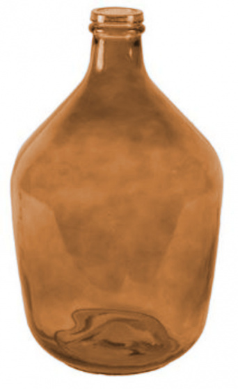 Non-Branded váza Jessy 23 x 38 cm sklenený koňak