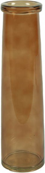 Non-Branded váza Missy 10 x 36 cm sklo hnedá