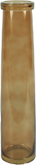 Non-Branded váza Missy 10 x 43,5 cm sklo hnedá