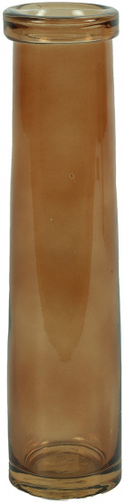 Non-Branded váza Missy 7 x 28,5 cm sklo hnedá