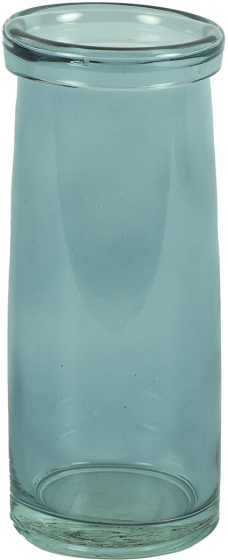 Non-Branded váza Missy 8 x 19 cm sklenená modrá