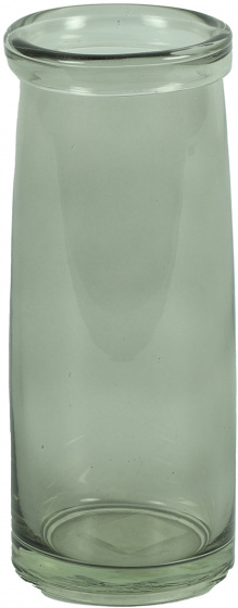 Non-Branded váza Missy 8 x 19 cm sklo šedá