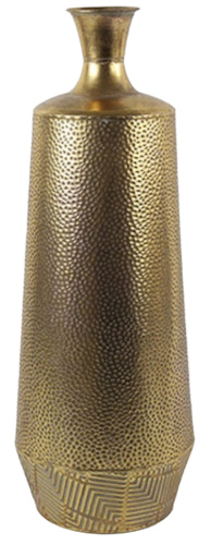 TOM váza Nisbet 24 x 66 oceľ zlatá