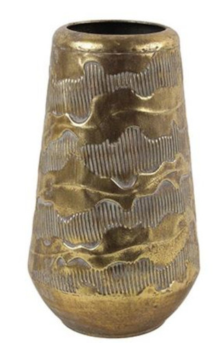 Non-Branded váza Peggie 18,5 x 32,5 cm oceľ zlatá