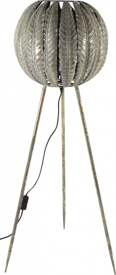 Non-Branded stojacia lampa Marise 37 x 100,5 cm E27 oceľ 40W zlatá