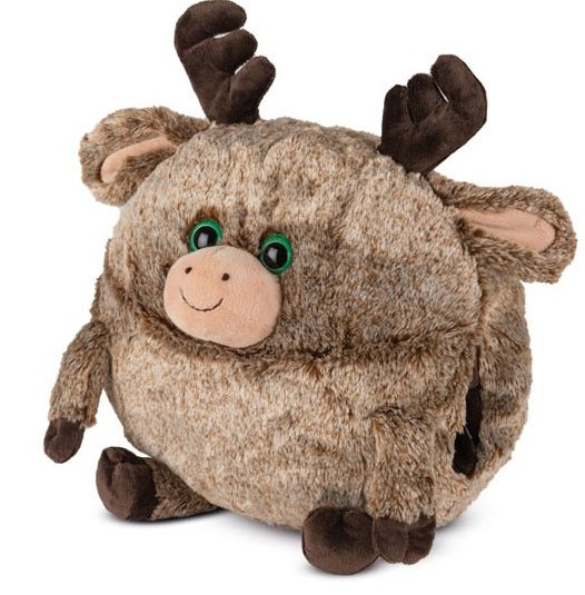 hand warmer/cuddly Reindeer junior 35 cm brown