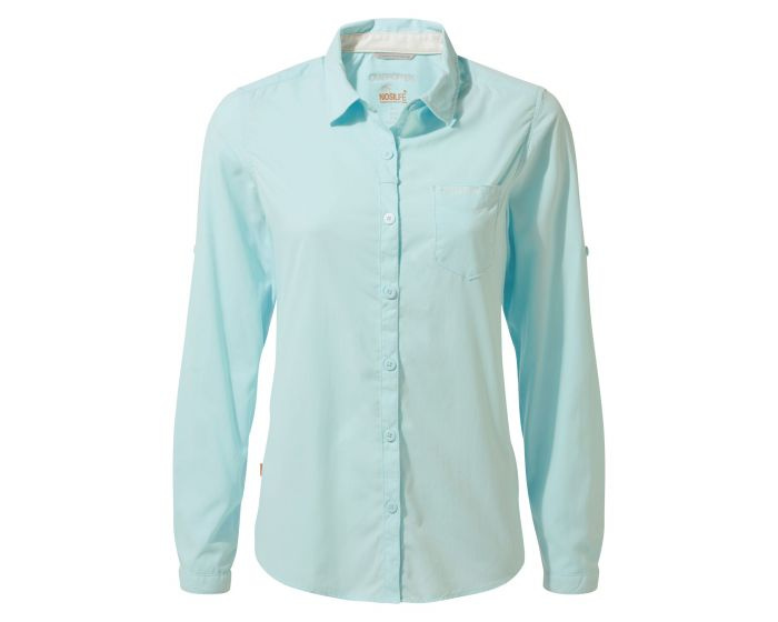 blouse NosiLife Bardoladies polyester light blue size 36