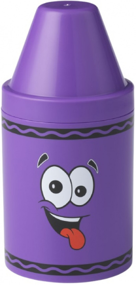 Crayola opbergbox krijtvorm groot 30,3 cm polypropyleen paars
