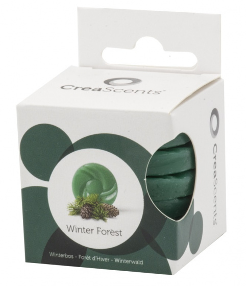 Creascents waxchips Winterbos 5 cm donkergroen 6 stuks Creascents waxchips Winterbos 5 cm donkergroen 6 stuks