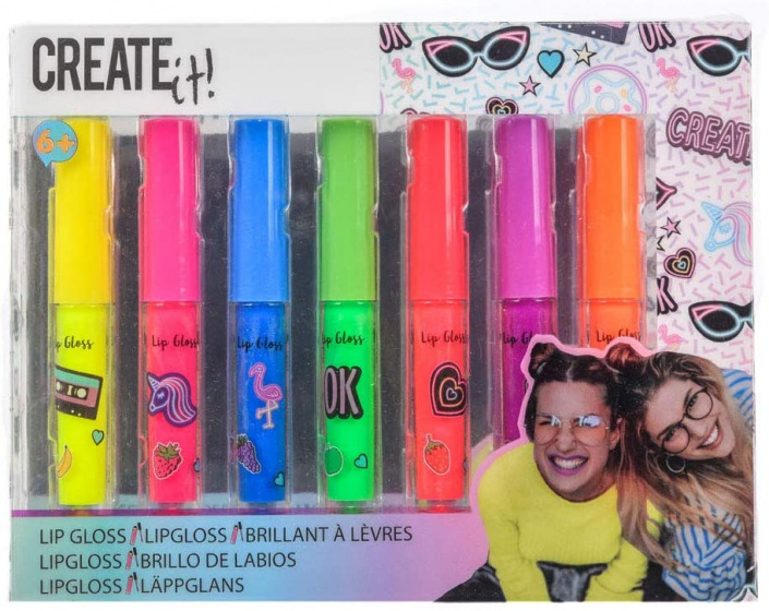 Create It! make up lipgloss neon meisjes 7 delig