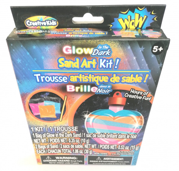 Creative Kids maak je eigen kerstbal meisjes 10 cm zand 4 delig