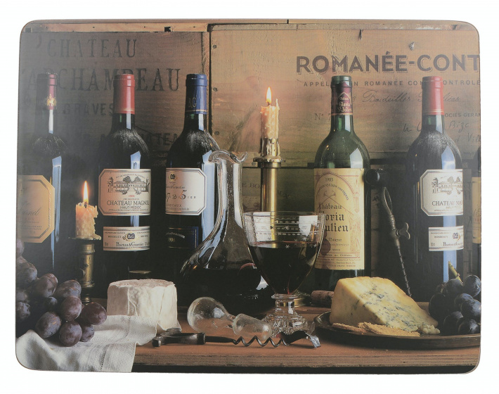 Creative Tops placemats Vintage Wine 30 x 23 cm kurk bruin 6 stuks Creative Tops placemats Vintage Wine 30 x 23 cm kurk bruin 6 stuks