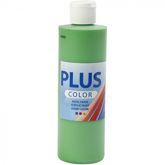 Creotime acrylverf 'plus color' helder groen 250ml