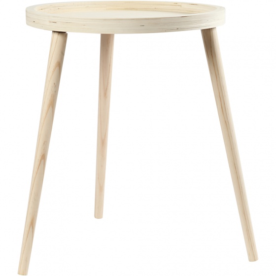 side table tray wood 48 x 40 cm each
