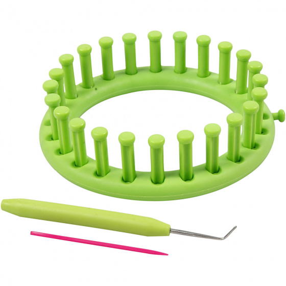 Creotime pletenie junior 12 cm zelená 3dielna