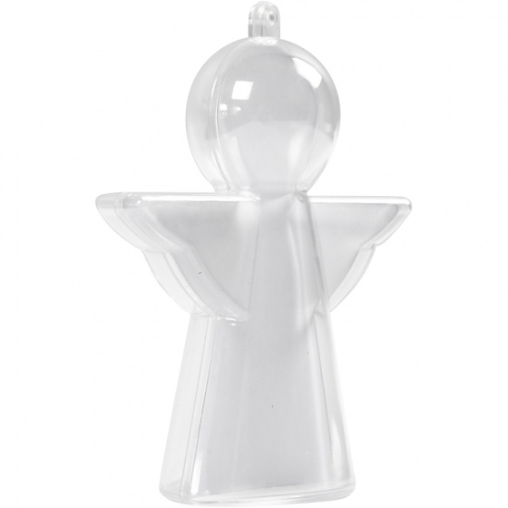 Creotime deco engel tweedelig 4 stuks