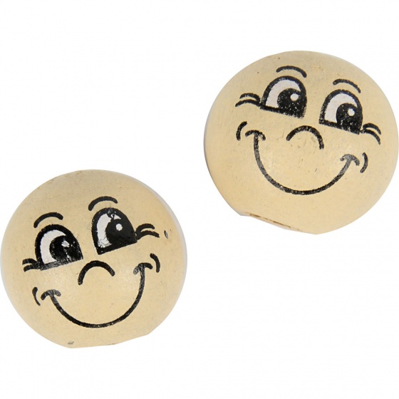 Creotime houten bollen 12 mm blank 20 stuks
