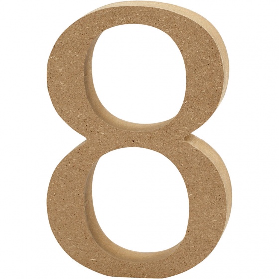 wooden figure 8 13 cm