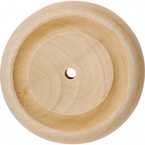 Creotime houten knutselset wielen 30 x 10 mm blank 40 stuks