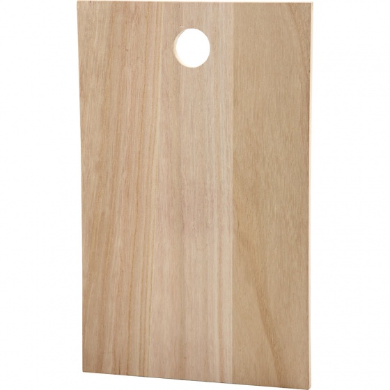 Creotime houten uithangbord keizerin 35 x 22 cm blank per stuk