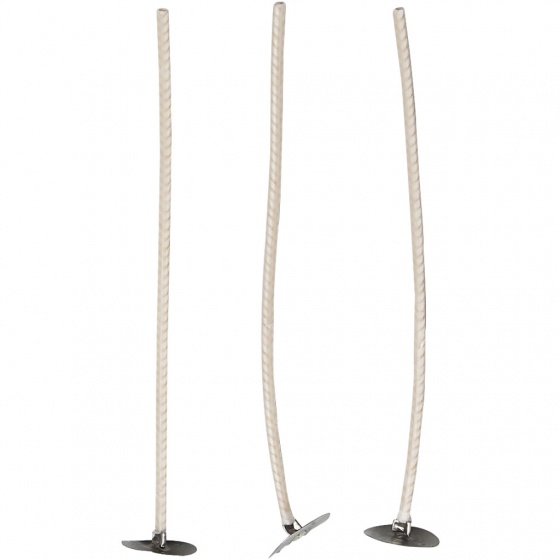 Creotime kaarsenlonten 50 stuks 10 cm 2 mm