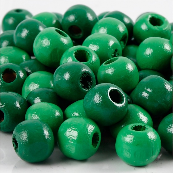 Creotime kralen 12 mm 40 stuks groen
