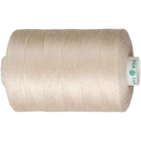 Creotime naaigaren polyester beige 1000 meter