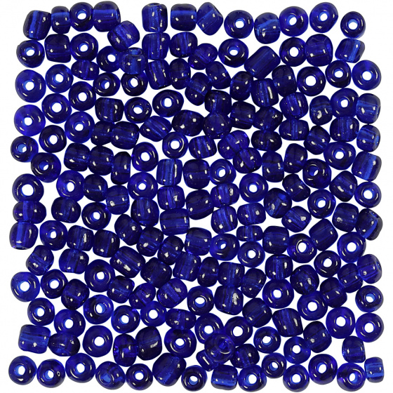 Creotime rocailles kobalt blauw 25 gram
