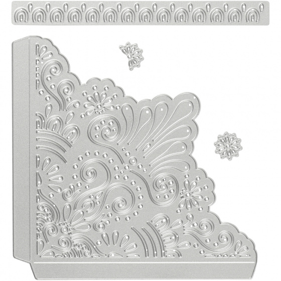 Creotime stans en embossing mallen 14 x 14 cm, 14,5 x 1,5 cm