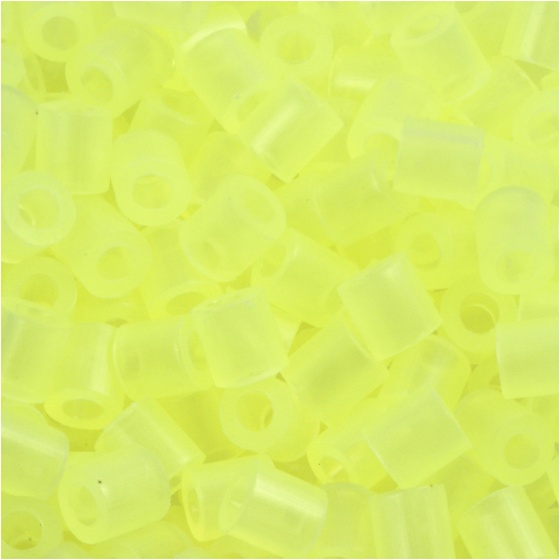 Creotime strijkkralen neon geel 1100 stuks