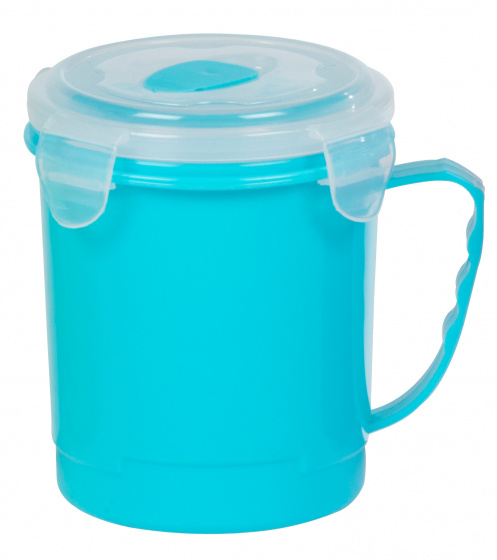 Cuisine Elegance soepbeker 600 ml polypropeen blauw 2 delig Cuisine Elegance soepbeker 600 ml polypropeen blauw 2 delig