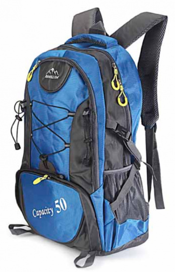 backpack Trekking Ronglida 50 liter polyester light blue