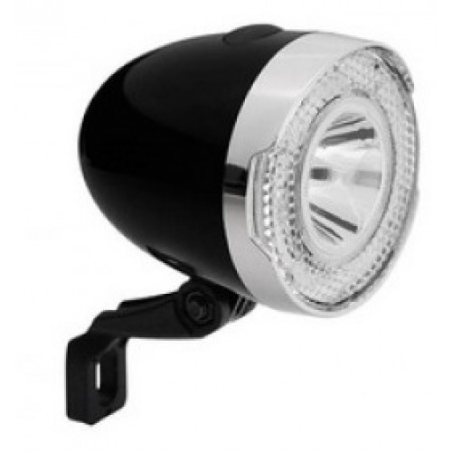Cycle Tech čelovka Retro 15 lux baterie led černá