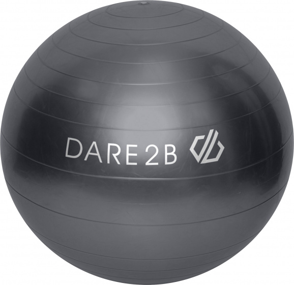 Dare 2B fitness lopta 55 cm guma tmavošedá 2-dielna