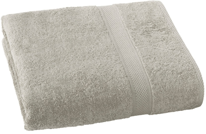 De Witte Lietaer badhanddoek Stephanie 100 x 150 cm katoen grijs De Witte Lietaer badhanddoek Stephanie 100 x 150 cm katoen grijs