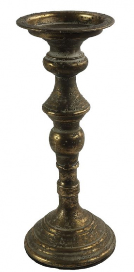 Non-Branded svietnik Farrel 11,5 x 28 cm oceľový bronz