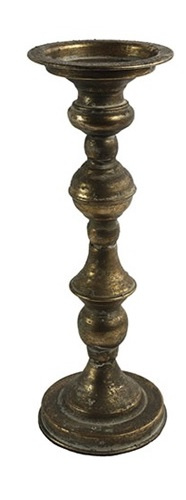 Non-Branded svietnik Finbar 11,5 x 33,5 cm oceľový bronz