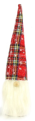 Neznačkový Santa Claus Aaron 36 cm textil červená/biela
