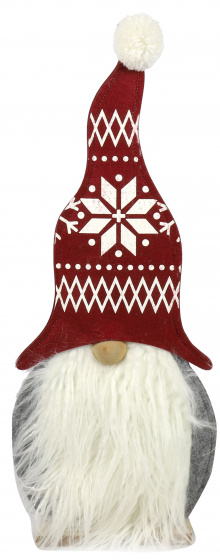 Non-Branded Santa Fletcher L 95 x 35 cm Textil červeno/biely
