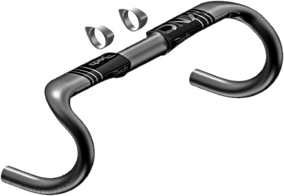 Deda stuur vinci rhm 400/31,7 mm carbon zwart/grijs