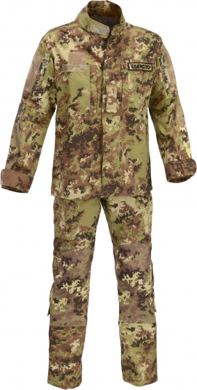 Defcon 5 airsoftová uniforma ITA pánska polybavlna zelená/hnedá mt M