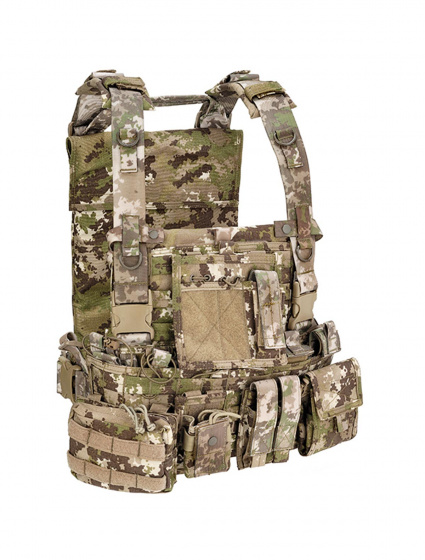 Defcon 5 airsoftová vesta Recon Harness 1000D nylon zelená jednoveľ