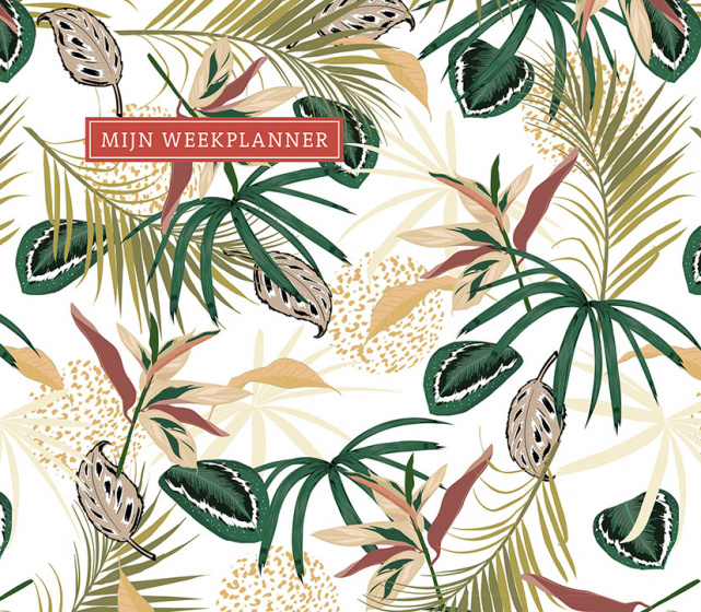 Deltas Mijn weekplanner Tropical Deltas Mijn weekplanner Tropical