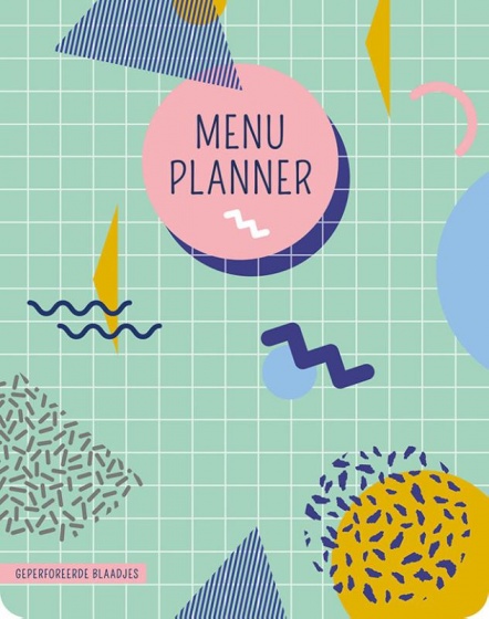 Deltas Paperstore: menuplanner Memphis 21,5 cm Deltas Paperstore: menuplanner Memphis 21,5 cm