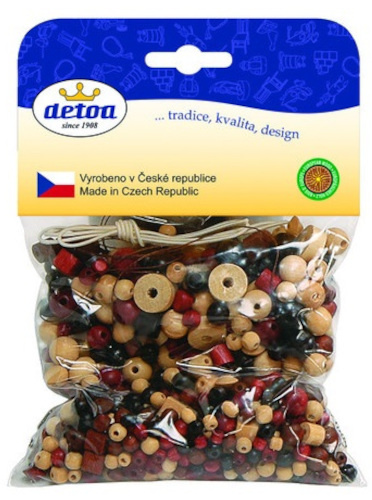 Detoa kralen hobby beads junior 5 20 mm 100 gram hout