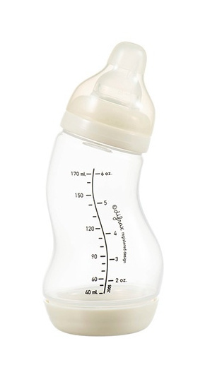 Difrax drinkfles S fles Natural 170 ml transparant/crème Difrax drinkfles S fles Natural 170 ml transparant/crème